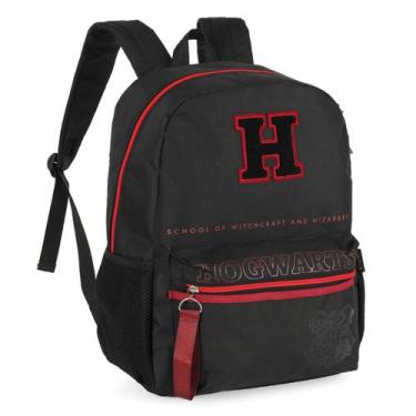 Imagem de Mochila De Costas Infantil Escolar Harry Potter Menino Preto - Luxcel