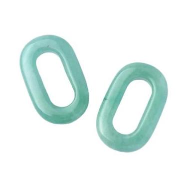 Imagem de Pingentes De Pedra Natural Lápis Lazuli Turquesa 2 Peças Para Confecçã