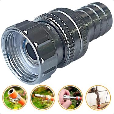 Imagem de 2X Engate Rápido De Metal Para Mangueira De 3/4 Torneira 3/4