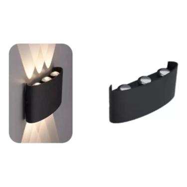 Imagem de 2X Arandela De Led 6W Retangular 2 Focos Com 6 Lentes 3000K