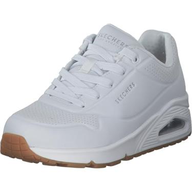 Imagem de Skechers Tênis feminino Uno Stand on Air, Branco, 8.5 Wide