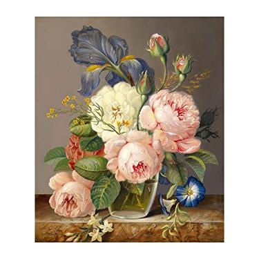 Imagem de Kit DIY 5D Full Drill Padrão de Árvore e Flor Mosaico Cristais Acrílico Arte Decorativa Parede para Casa Presente Sem Mo