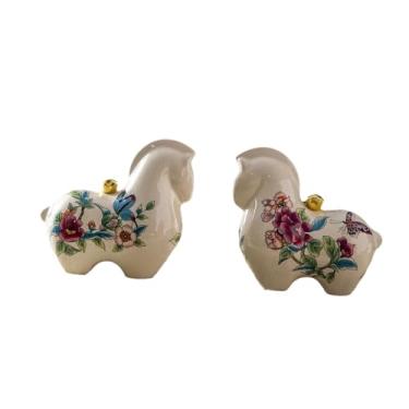 Imagem de Baoblaze Estatueta de Cavalo em Lingote, Estatueta de Cavalo Moderna, Lembrança de Bênção, Ornamento, Escultura de Animal para Decoração de Sala de Estar,