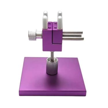 Imagem de MotiveTech Mini torno de giratório para reparos em bancadas de trabalho, com grampo para pintura, colagem, projetos de bricolagem, joalheria e entalhe, Base Quadrada