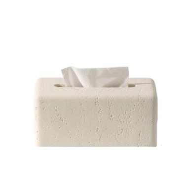 Imagem de Guardanapo retangular moderno suporte de lenços faciais dispensador casa escritório carro caixa de lenços decorativo recipiente mesa