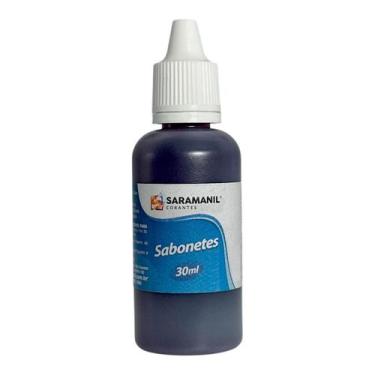 Imagem de Corante Líquido Sabonete 30ml Cinza Saramanil