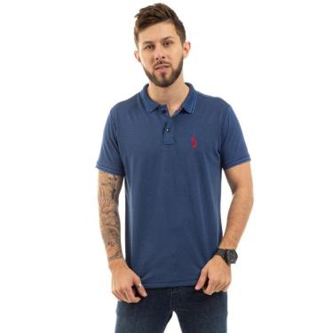 Imagem de Camiseta Masculina Polo John Pull Manga Curta Moda Casual