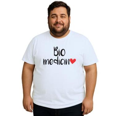 Imagem de Camiseta Biomedicina Coração Universitária Personalizada - Use P4, Bra