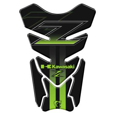 Imagem de Protetor De Tanque Adesivo Moto Kawasaki Verde Verde E Preto