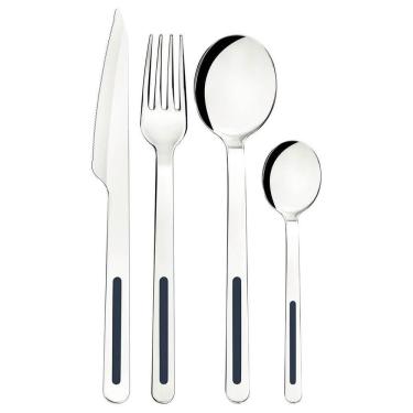 Imagem de Faqueiro Tramontina Vik 24 Peças Em Aço Inox ônix