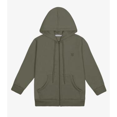 Imagem de Jaqueta Infantil Com Capuz Trick Nick Verde, 12, Verde