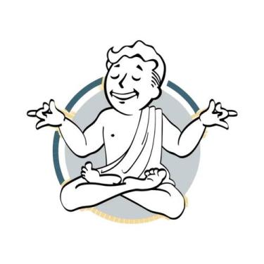 Imagem de Pôster Vintage HD Em Canvas Fallout Vault Boys, Arte De Parede Para De