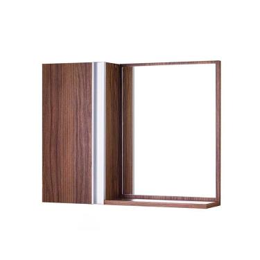 Imagem de Armário para Banheiro com Espelho Nogal Barra Vertical