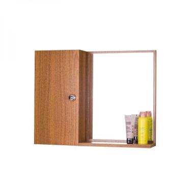 Imagem de Armário para Banheiro com Espelho Freijó