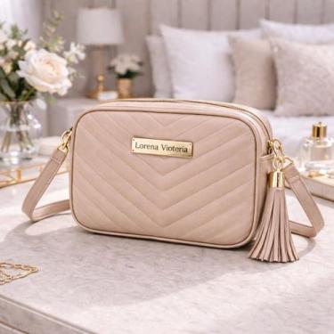 Imagem de Bolsa Feminina Milano Transversal Matelassê Premium Luxo - Lorena Vito