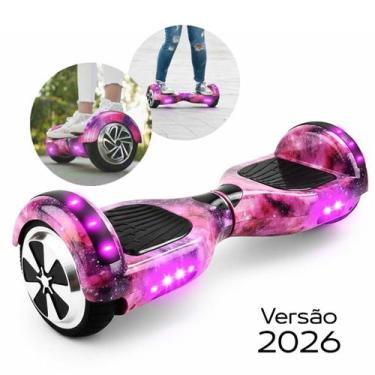 Imagem de Hoverboard Original versão 2026 Novo motor Brushless elétrico Musicas 