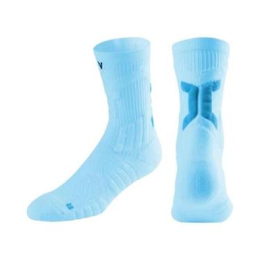 Imagem de Meias Esportivas Masculinas De Cano Médio Antiderrapantes Grossas Para