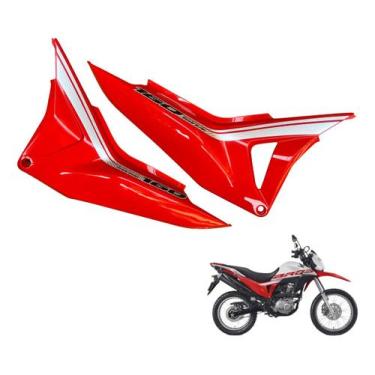 Imagem de Tampa Lateral Nxr Bros 160 modelo 2016 Até 2021 Lado Filtro e Bateria 