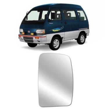 Imagem de Refil lente espelho do retrovisor lado esquerdo asia towner 1992 a 199