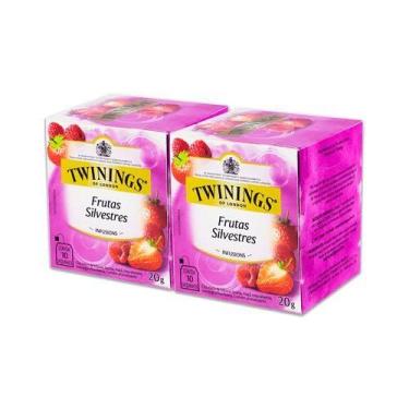 Imagem de Kit Chá Twinings Misto Frutas Silvestres 20g - 2 unidades