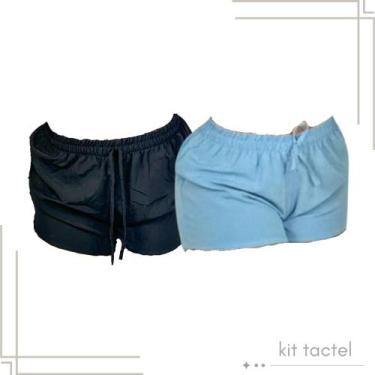 Imagem de Kit 2 Shorts Tactel Feminino- Esportivo, Alta Durabilidade, Resistente