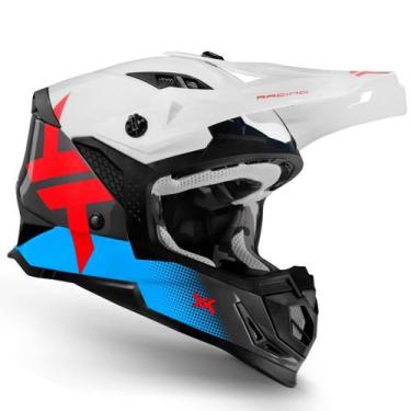 Imagem de Capacete Moto Cross Trilha Enduro Mattos Atomic Icon Branco - MATTOS R