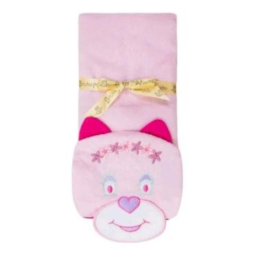 Imagem de Toalha de banho bebê bicho molhado menina com capuz 1520, ROSA