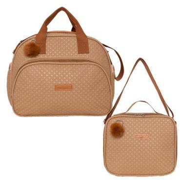 Imagem de Kit Bolsas Maternidade Pirulitando G+F Leveza Amêndoa - Pirulitando Ba