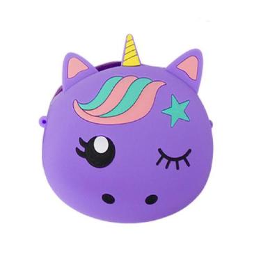 Imagem de Mini Bolsa Infantil Silicone Com Desenhos De Unicórmio - Mf, Unicornio