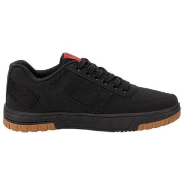 Imagem de Tênis Casual Ollie Street Skate Confort Masculino Preto, 40, Preto, Pr