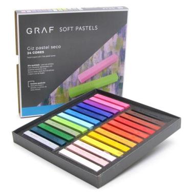 Imagem de Giz Pastel Seco Cis Graf - 24 Cores