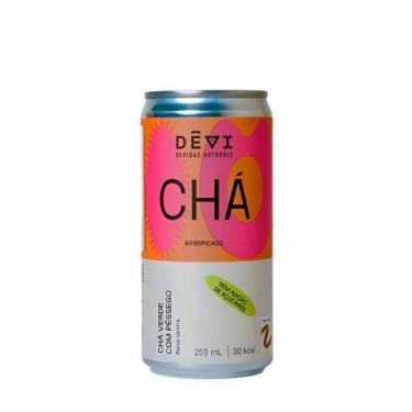 Imagem de Chá Gaseificado Verde com Pêssego Devi -269ml