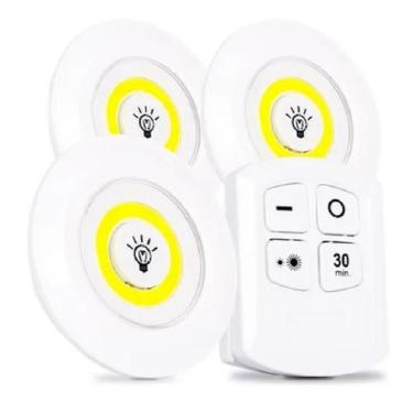 Imagem de Luminária Lâmpada Led Spot Sem Fio Controle Remoto Iluminar Portátil G