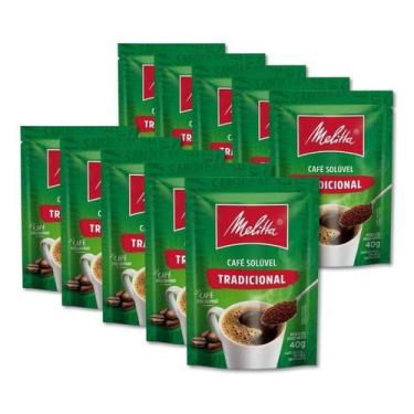 Imagem de Café Solúvel Tradicional Melitta Granulado Kit 10 Sachês 40g, Melitta