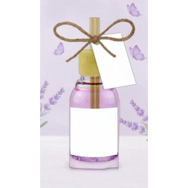 Imagem de Aromatizador Lembrancinha Jardim Borboleta Roxo 30ml - 30 Un - Congrat