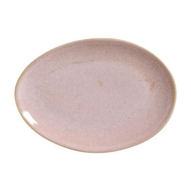 Imagem de CONJUNTO C/ 6 PRATOS DE SOBREMESA OVAL ORGÂNICO LITCHI Ø 22,5x2,5 CM