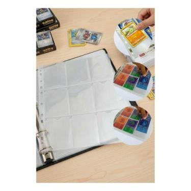 Imagem de 2x 30 Folhas P/ Cards 11 Furos Proteção Total P/ Coleções - Congratula