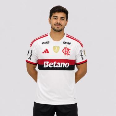 Imagem de Camisa Adidas Flamengo II 2026 Patch Campeão Libertadores 2025, GG