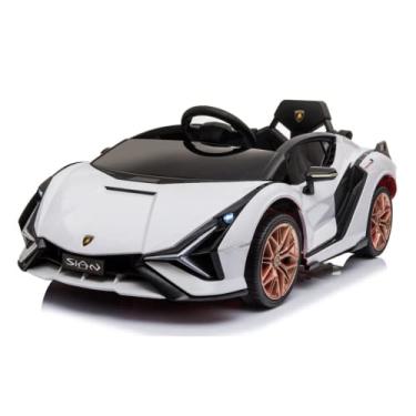 Imagem de Mini Carro Elétrico 6V Lamborghini Sian Branco, Importway