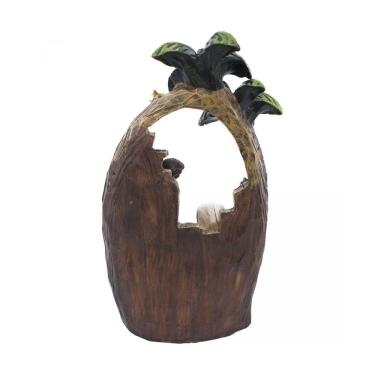 Imagem de Presépio Com Luz Sagrada Família 21Cm Árvore Colorido