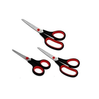 Imagem de Jogo com 3 Tesouras Talberg TAL0051 Escritório Escolar