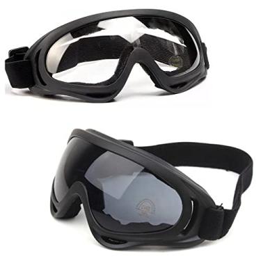 Imagem de Kit 2 Óculos Jet Ski Snowboard Moto Paintball Proteção Uv400