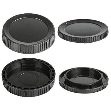 Imagem de Tampa do corpo da câmera e tampa da lente traseira para Nikon Z7II Z6II Z7 Z6 Z5 Z50 kit Z Mount, substitui a tampa da lente traseira LF-N1 e a tampa do corpo BF-N1 (pacote com 2)