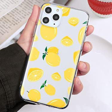 Imagem de Capa de telefone transparente com design bonito de frutas para iphone 14 12 pro x xr xs max mini se 2020 para iphone 7 8 6 6s 5 5s se plus tpu capa, hnmeng, para iphone 5 5s se