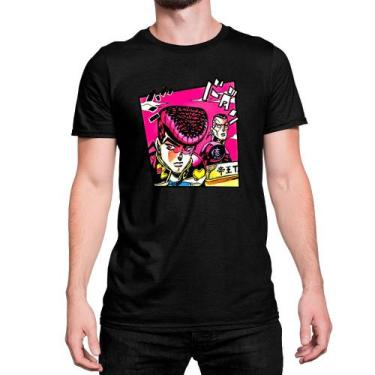 Imagem de Camiseta Jojo's Bizarre Adventure Rosa Pink Boys Algodão - Shap Life