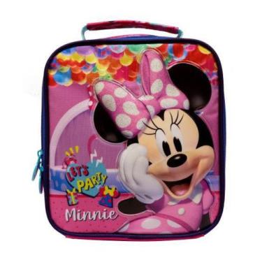 Lancheira Termica Infantil Escolar Minnie Menino Menina 4L