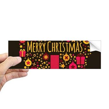 Imagem de DIYthinker Adesivo retangular de para-choque preto para janela de notebook