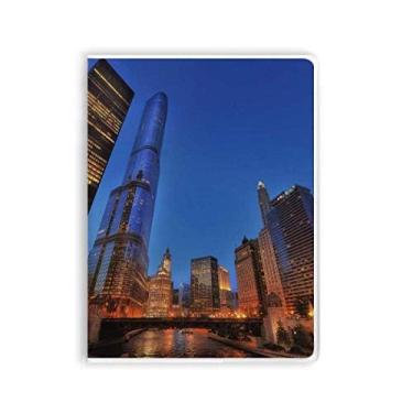 Imagem de Diário de capa macia para cadernos City Stars céu noturno Art Deco para presente