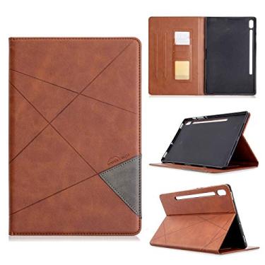 Imagem de Sacos de comprimidos Premium PU Leather Case Compatible with Samsung Galaxy Tab S6 10.5"case 2019 (SM-T860/T865),Smart Magnetic Flip Fold Stand Case with Card Slot Protective Cover Compatible with Man