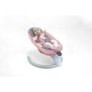 Imagem de Cadeira Balanço Descanso Baby Joy Rosa Automático Com Som Baby Style
